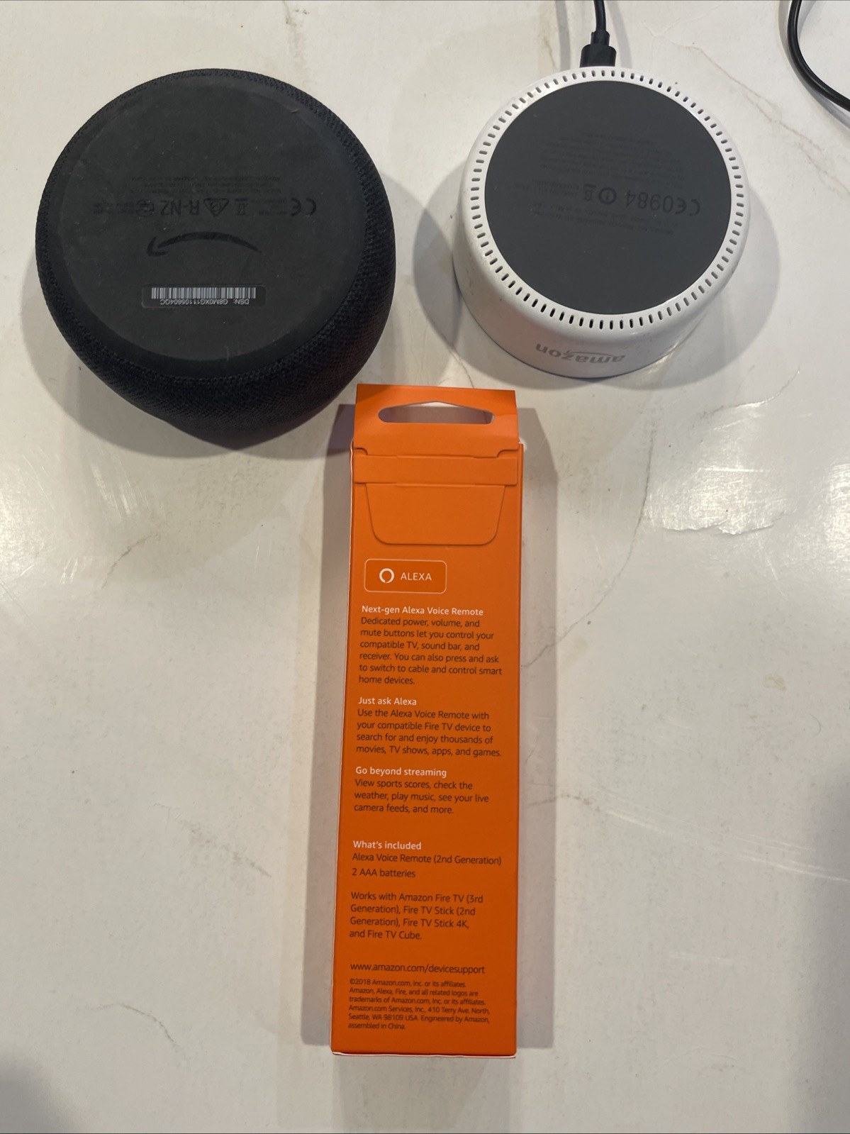 Amazon Fire Stick With Alexa New With 2nd & 3 Gen Echo Dot Both Alexa Tested