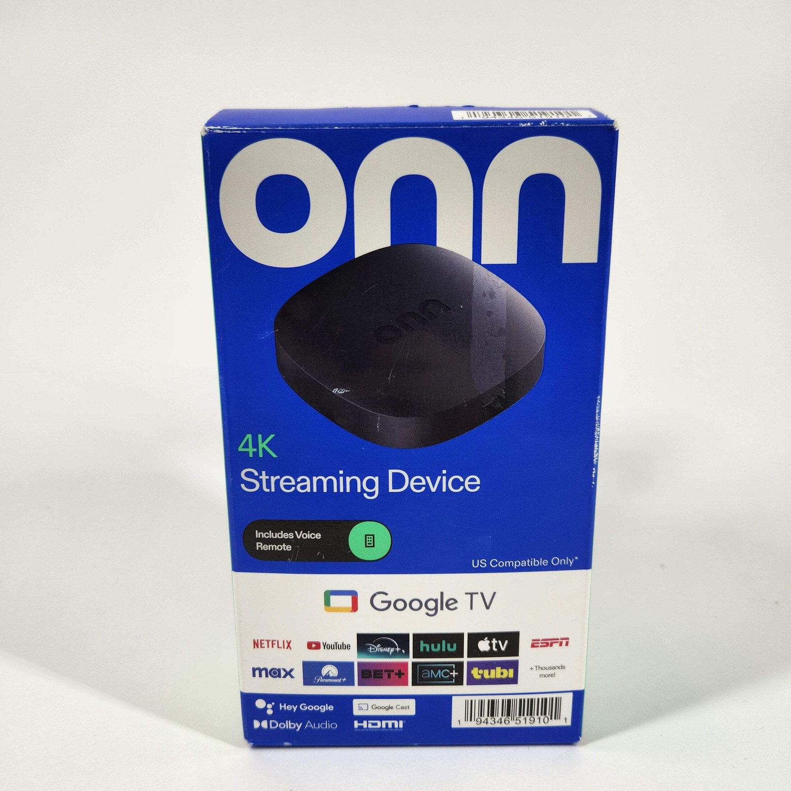 Onn 4K Steaming Device for All TV Black