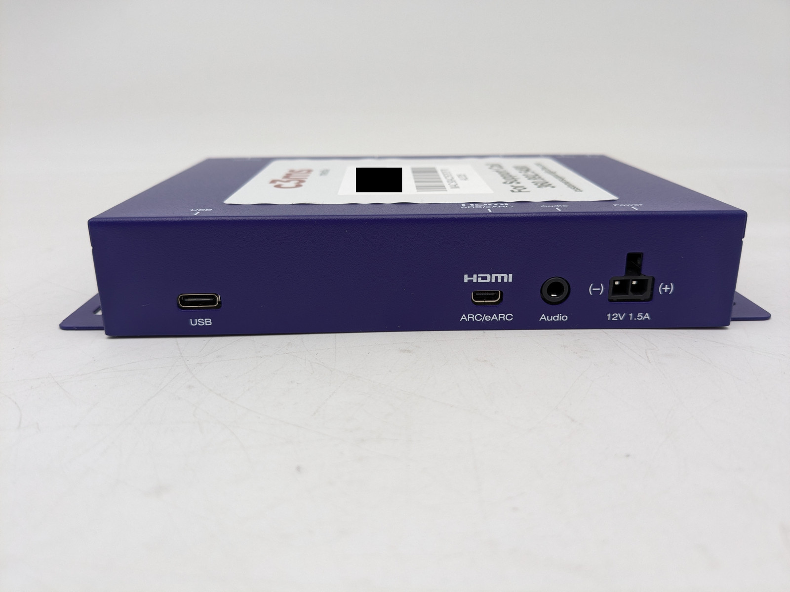 BrightSign C2MS Media AU335 ARC/eARC Digital/Analog Audio Player 12V