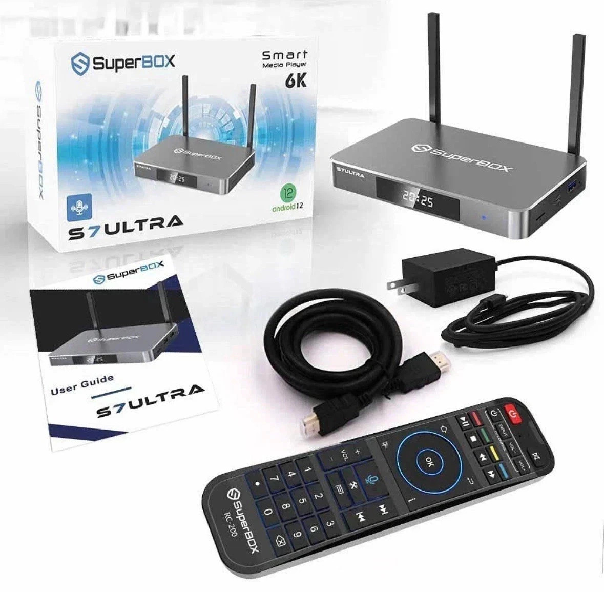Superbox S7 Ultra – Backlit Remote – Cord Cutter – Authorized Distributor