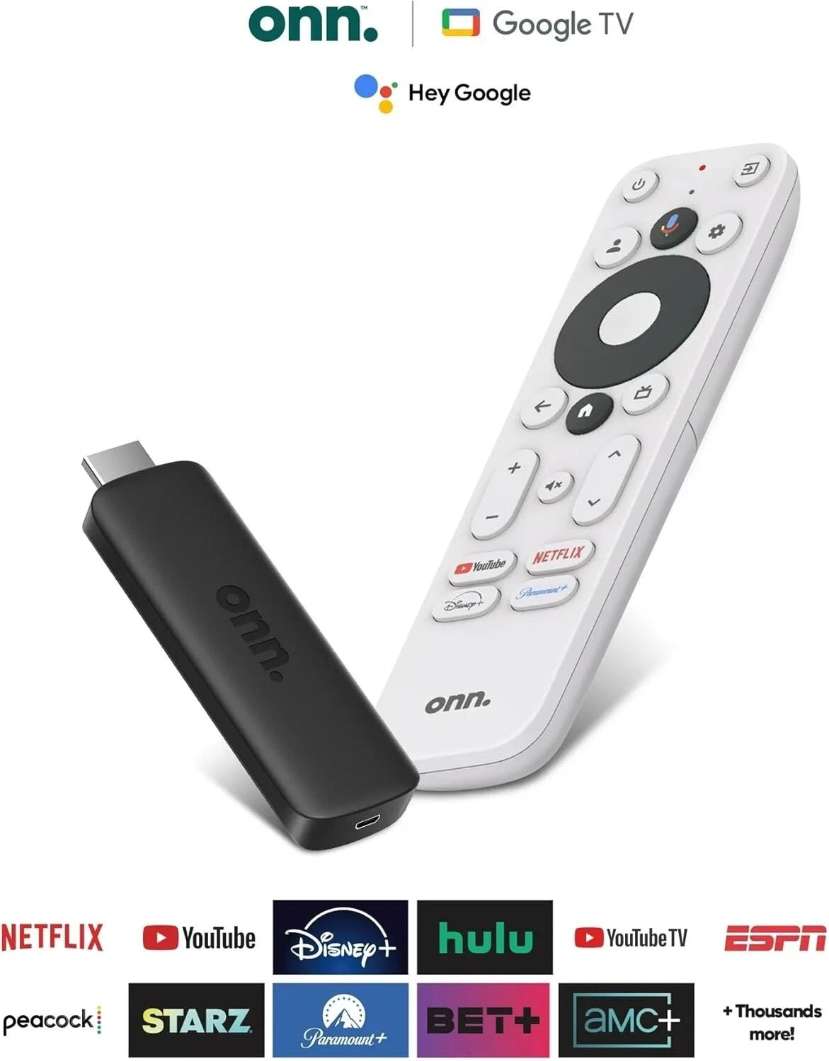 Onn Google TV Full HD Streaming Device 2K (2023 Model) (100133520) – [LN]™