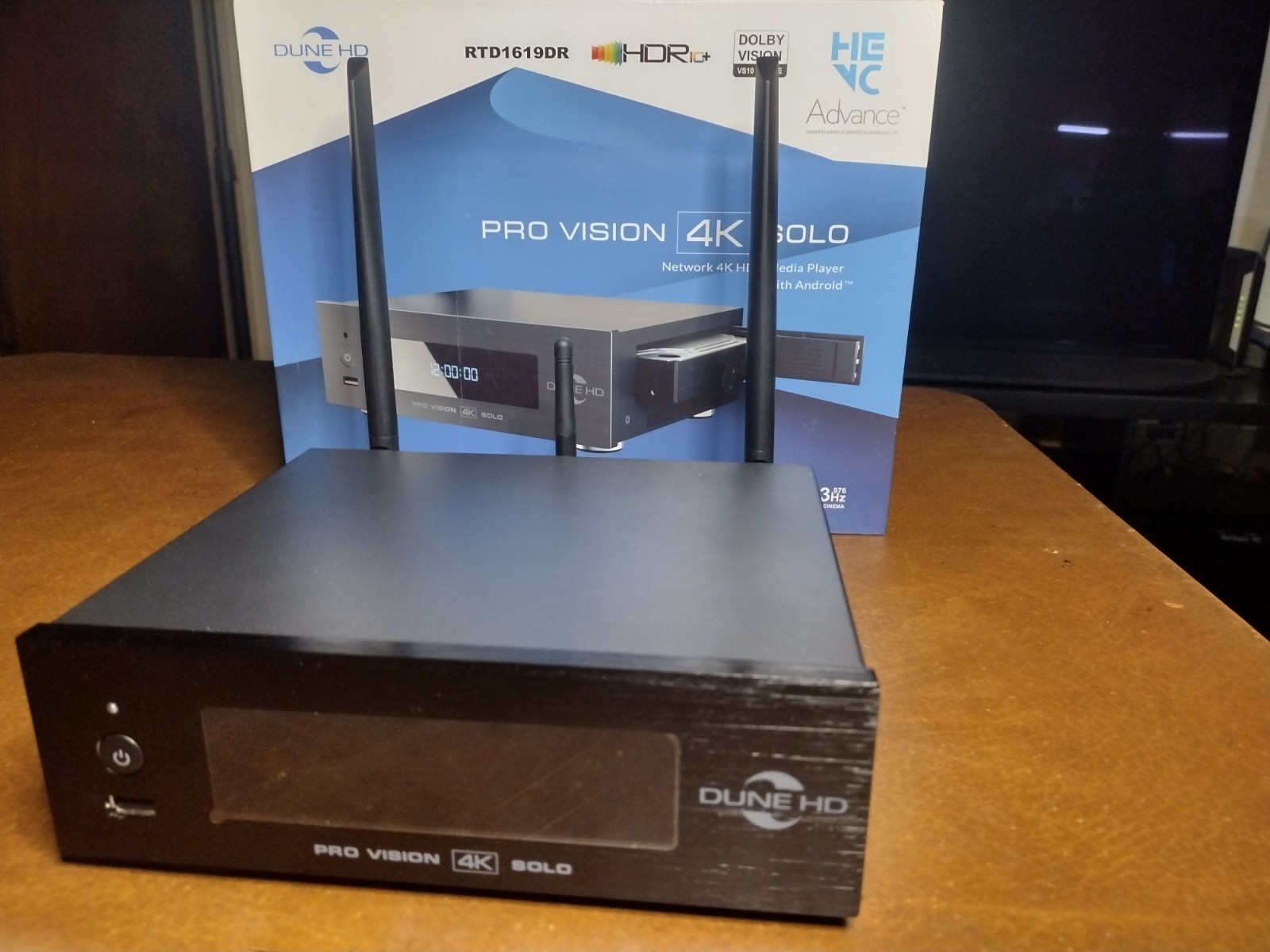 Dune HD Pro Vision 4K Solo | HDR10+ | Ultra HD | 3D | DLNA | Media Player 8TB