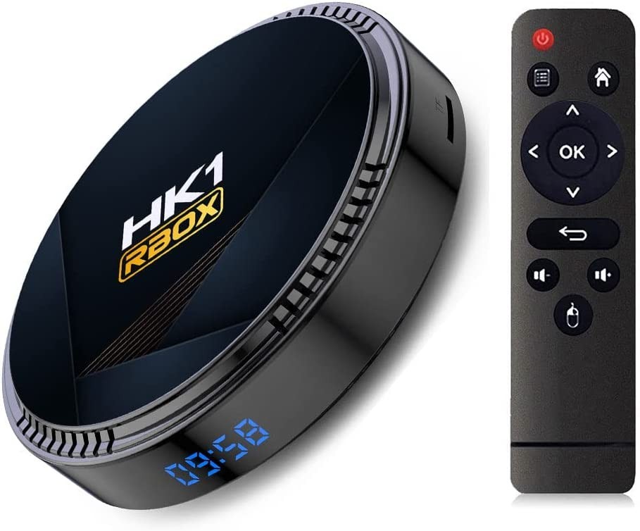 Android 12 HK1 TV box 4GB+64GB H618 Quad Core CPU Dual WiFi 4K/3D BT5 Smart box