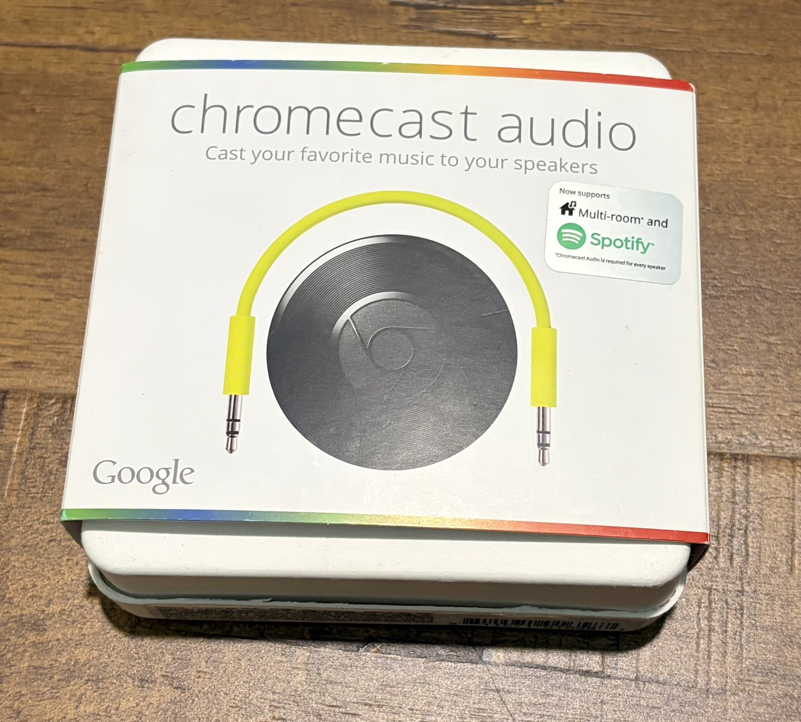 Google Chromecast Audio Media Streamer – RUX-J42 (Black)