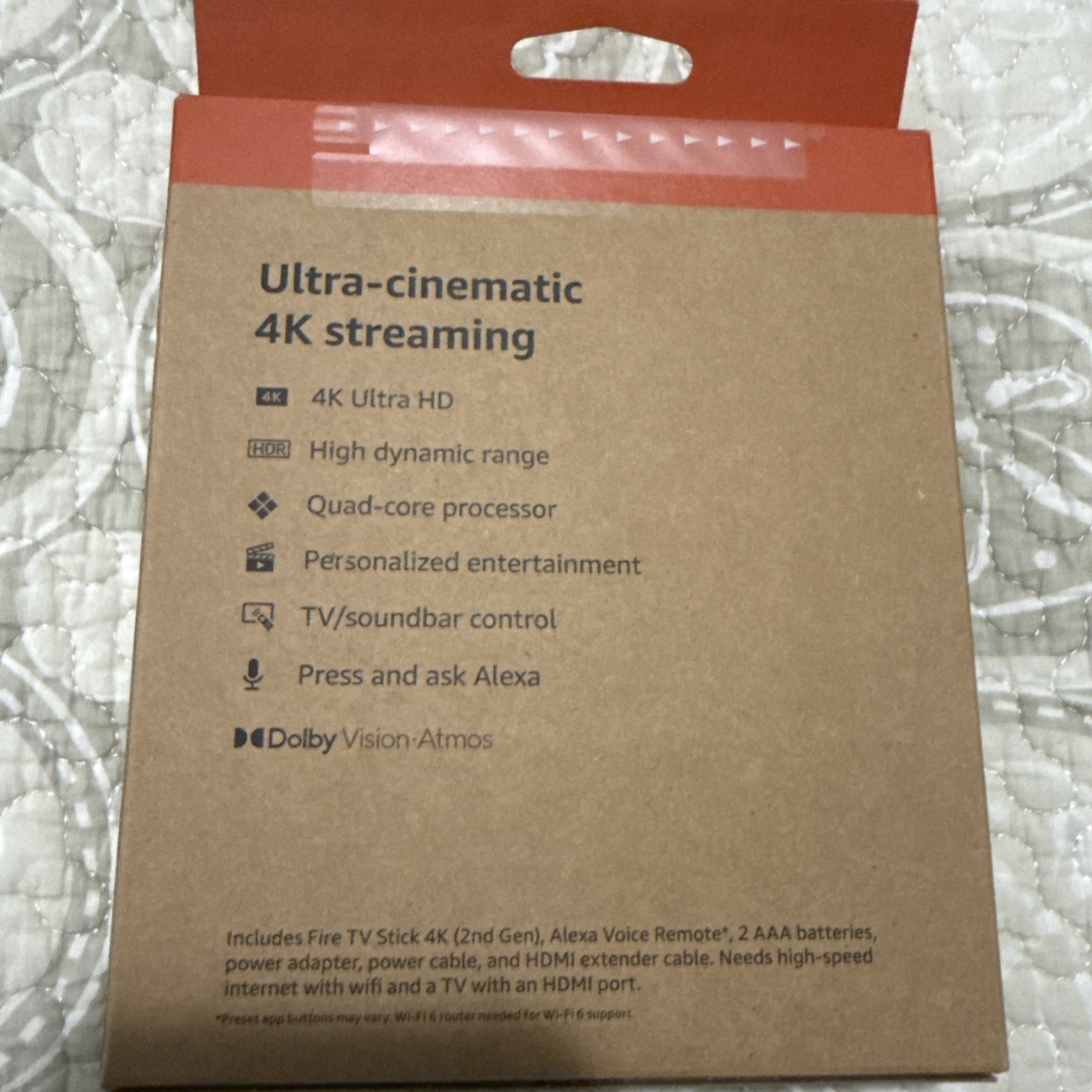 Amazon Fire TV Stick 4K Max 2025 Wi-Fi 6E 8GB Dolby Vision Alexa Remote*New