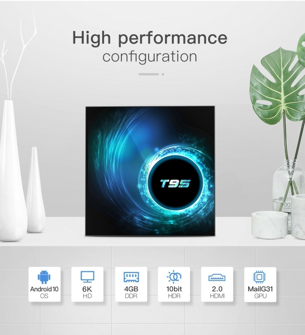 2022-T95 H616 6K Android 10.0 OS TVBOX Keyboard 64GB/32GB/16GB  5G WIFI USB HD
