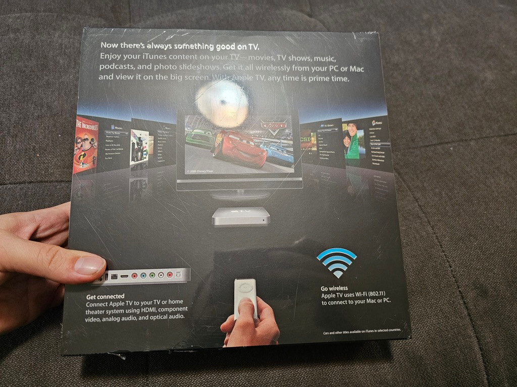 RARE MAC + PC Apple TV (1st Generation) 160GB Media Streamer. A1218. NEW SEALED.