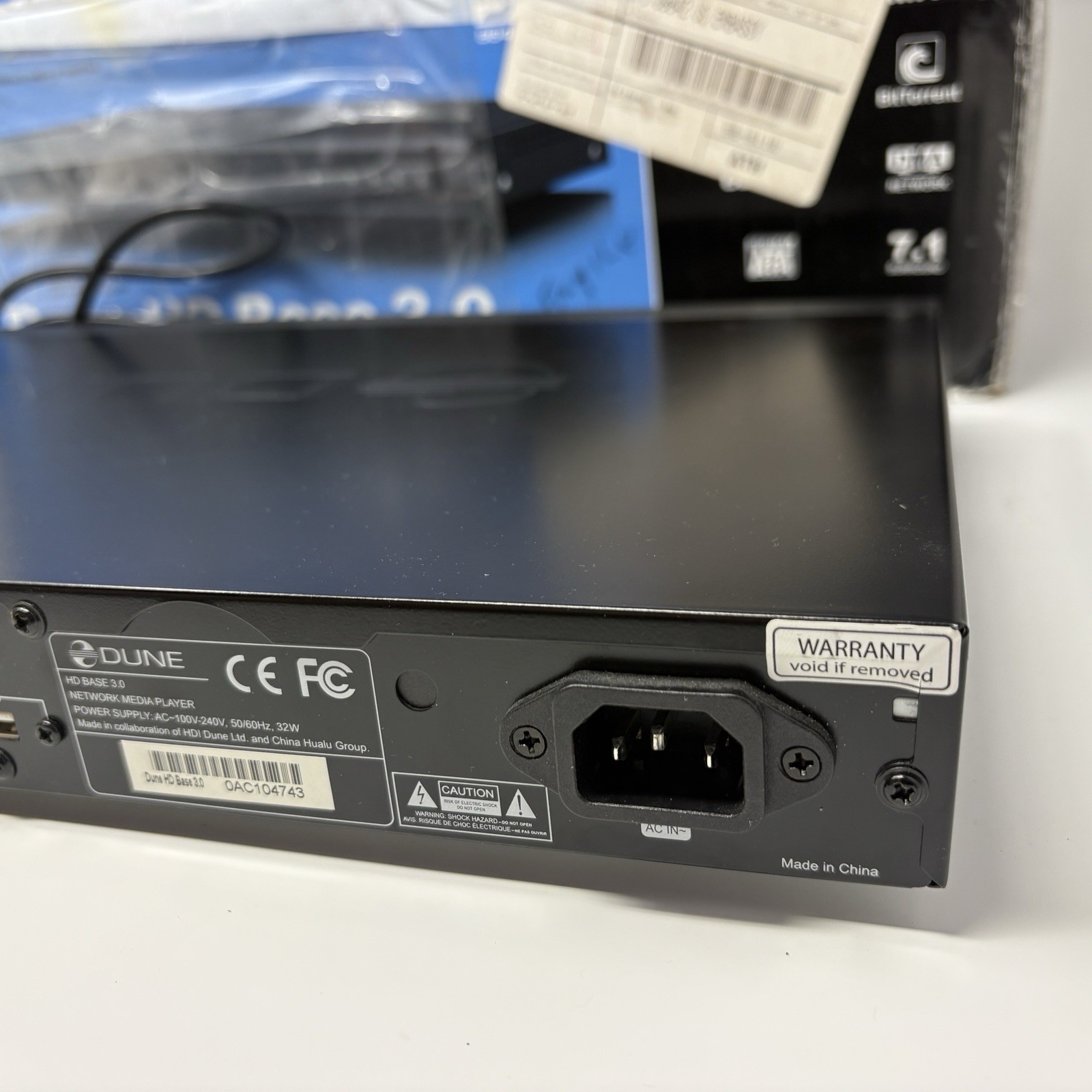DUNE HD Base 3.0 Network Media Player w/ Remote – Fully Tested, Works Great