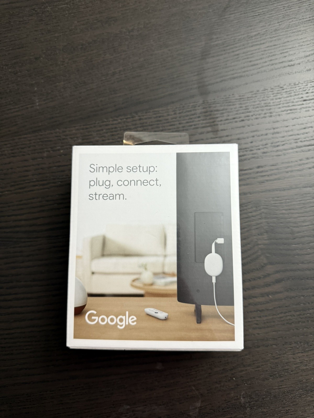 Google Chromecast with Google TV 4K Media Player GA01919-US Factory Sealed