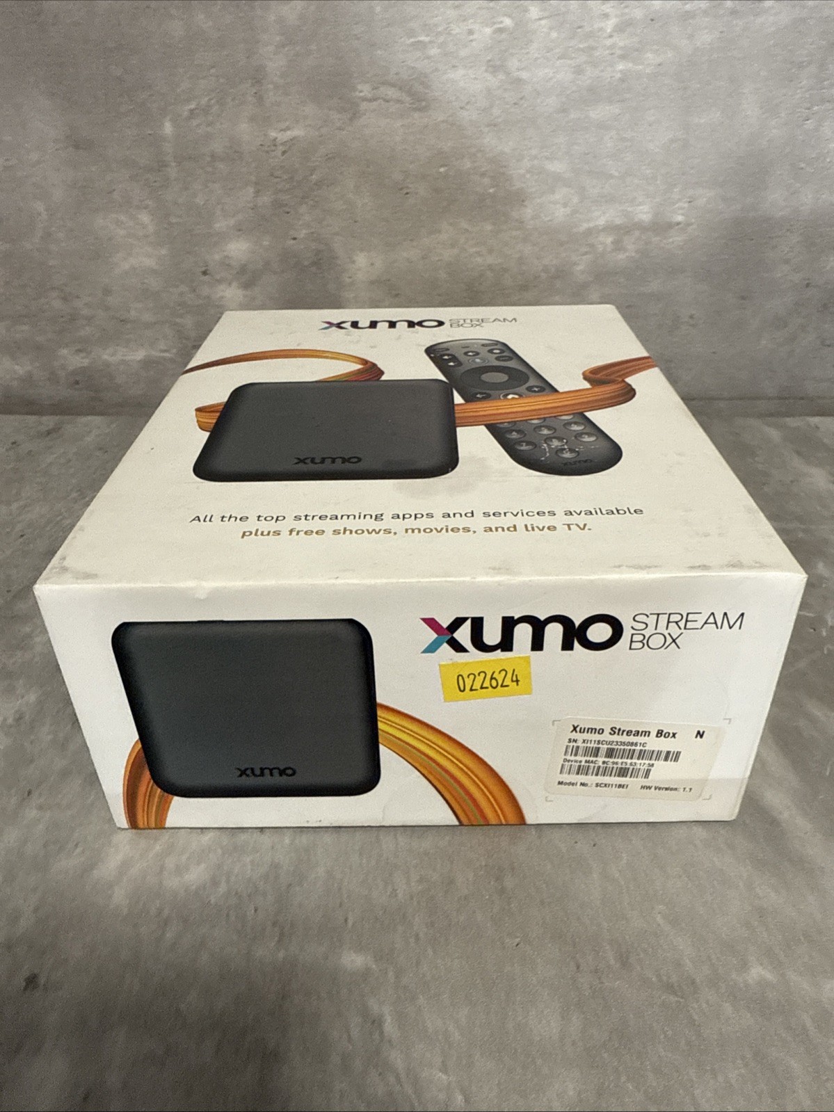 Xumo 4K UHD Stream Box Streaming Model SCXI11BEI Version 1.1 – BRAND NEW SEALED