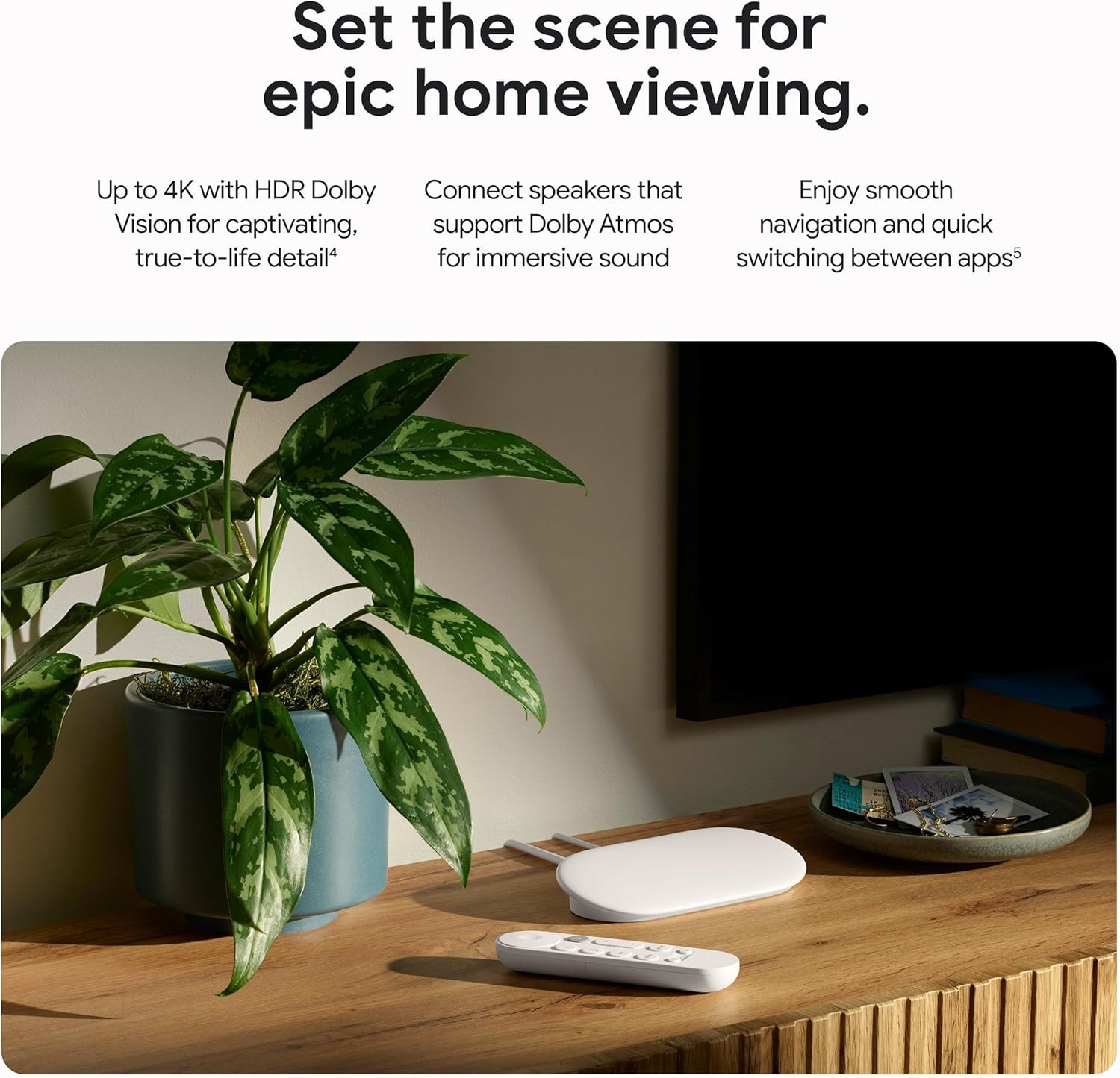4K HDR Smart TV Box with Voice Remote – Elevate Your Streaming Experience