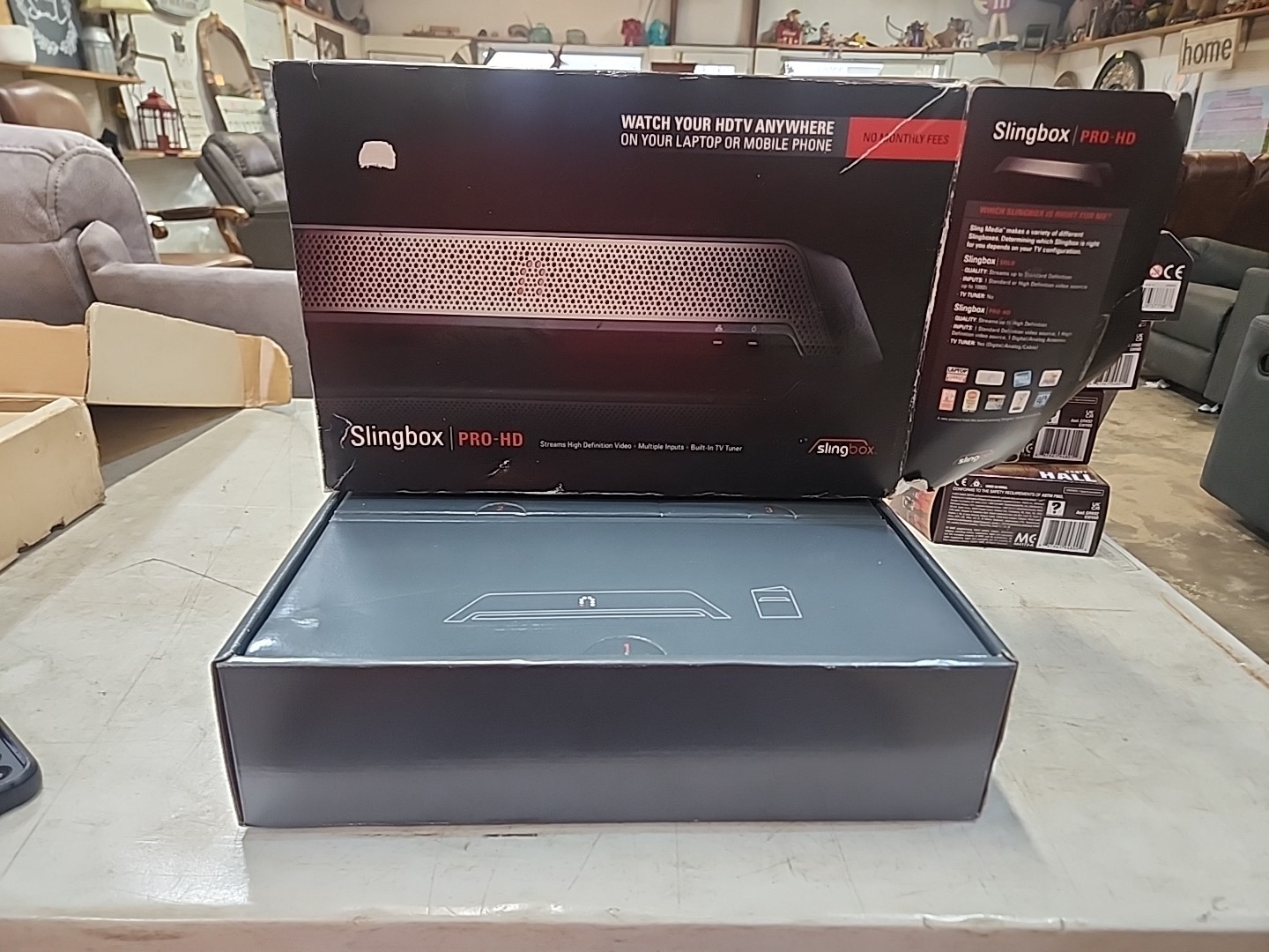 Slingbox Pro-HD High Definition Built In TV Tuner New Open Box