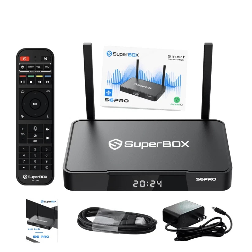 SuperBox S6 Pro 24/7 Lifetime Support – Authorized Distributor – Free Shipping