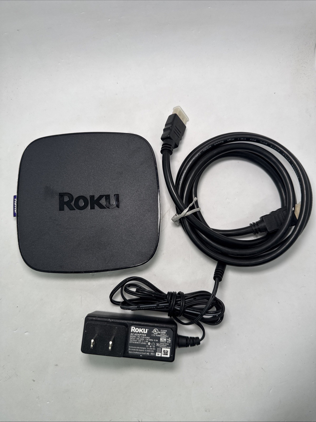 Roku Premiere 4K Model 4620X Streaming Player, NO Remote. Tested