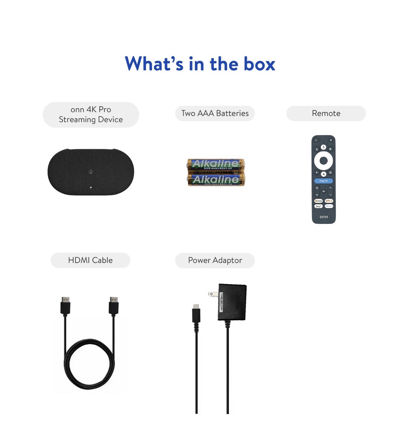 New 2026 onn 4K Pro Streaming Device Google TV w/ Gemini