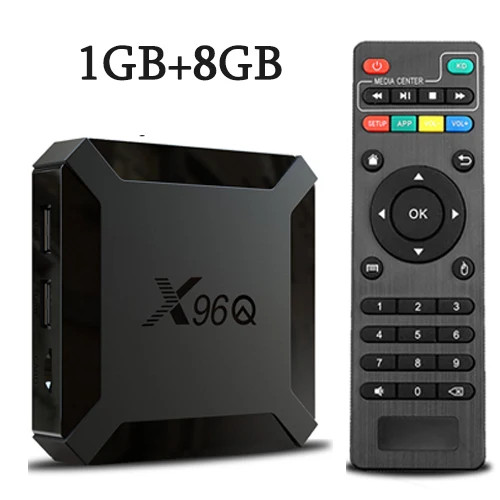 High Quality X96Q Smart TV BOX Android 10.0 Allwinner H313 Quad Core 2GB 16GB 4K