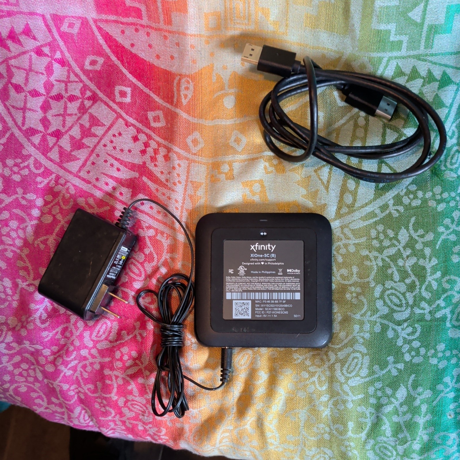Xfinity XiOne-SC B Stream Box SCXI11BEI HD Streaming W/ AC Adapter, HDMI ￼