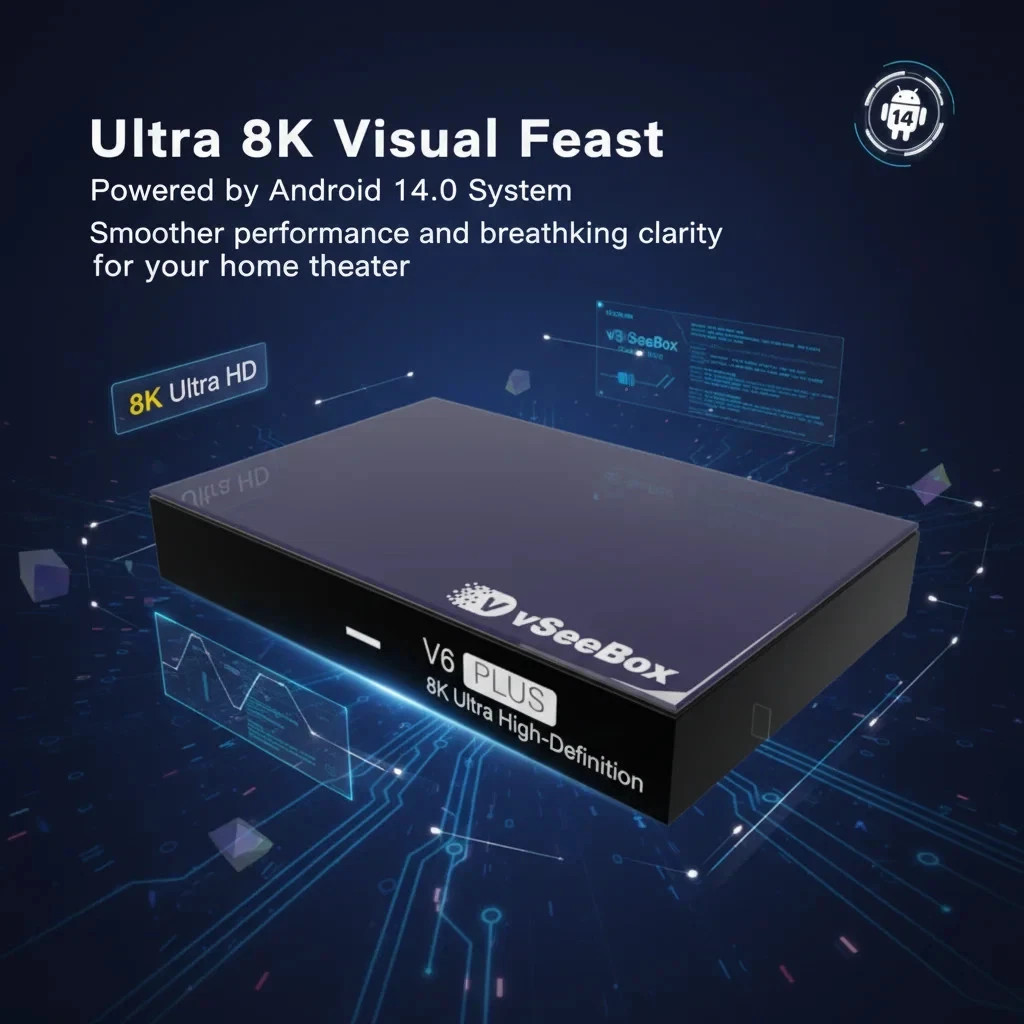 New vSeeBox V6 Plus | Free Shipping | Returns Accepted