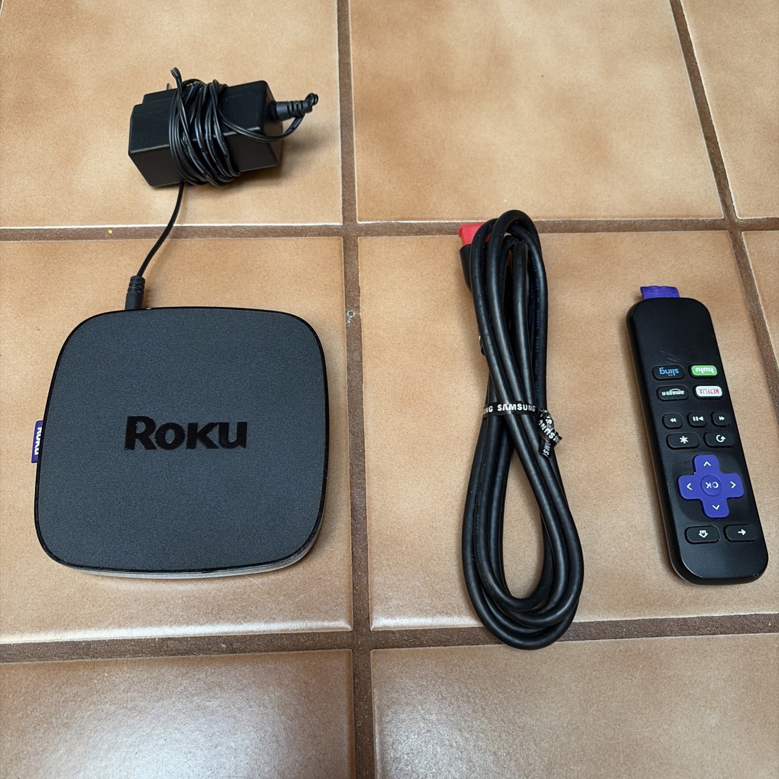 (E) Roku 4620X Premier Plus 4K HDR Streaming Player No remote No AC/adapter