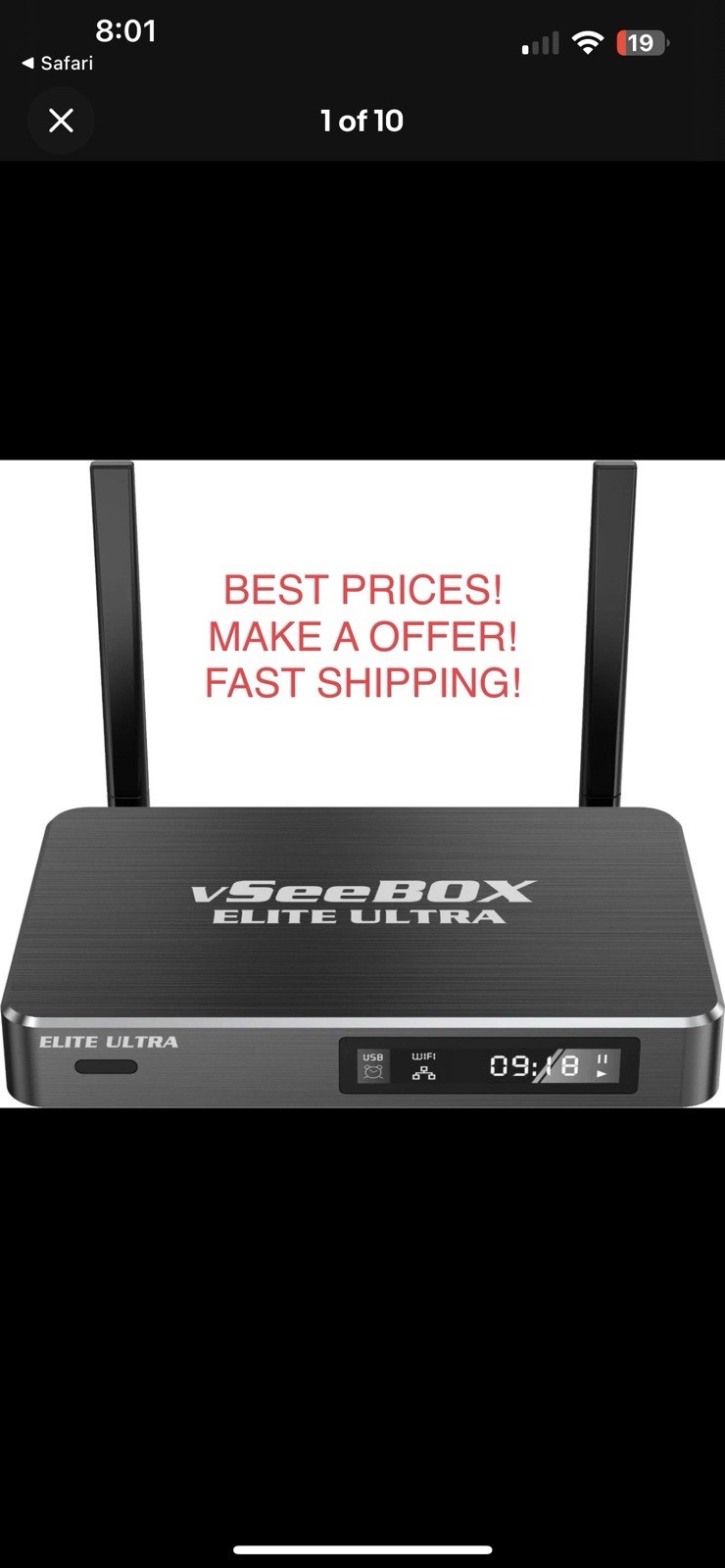 VseeBox Elite Ultra 128GB, 4GB RAM, 6K Ultra HD – Brand New, Fast Free Shipping