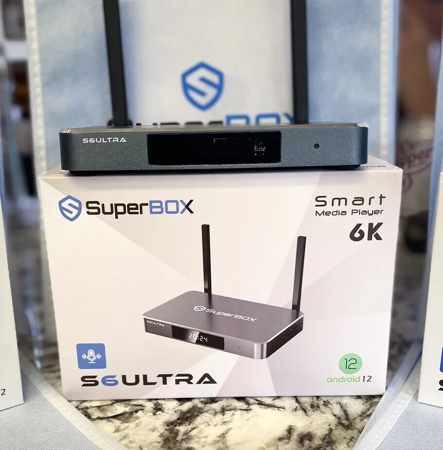 SuperBOX S6 ULTRA TV BOX Media Player Wi-Fi 6 bundle + Mini Keyboard & SB Bag