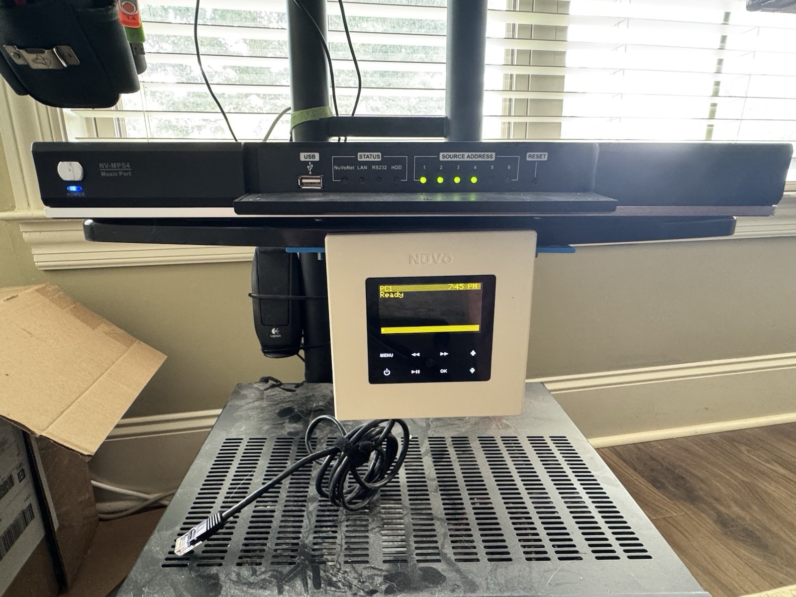 Refurbished Nuvo NV-MPS4-V2 Music Port 256gb SSD, New External Power Supply