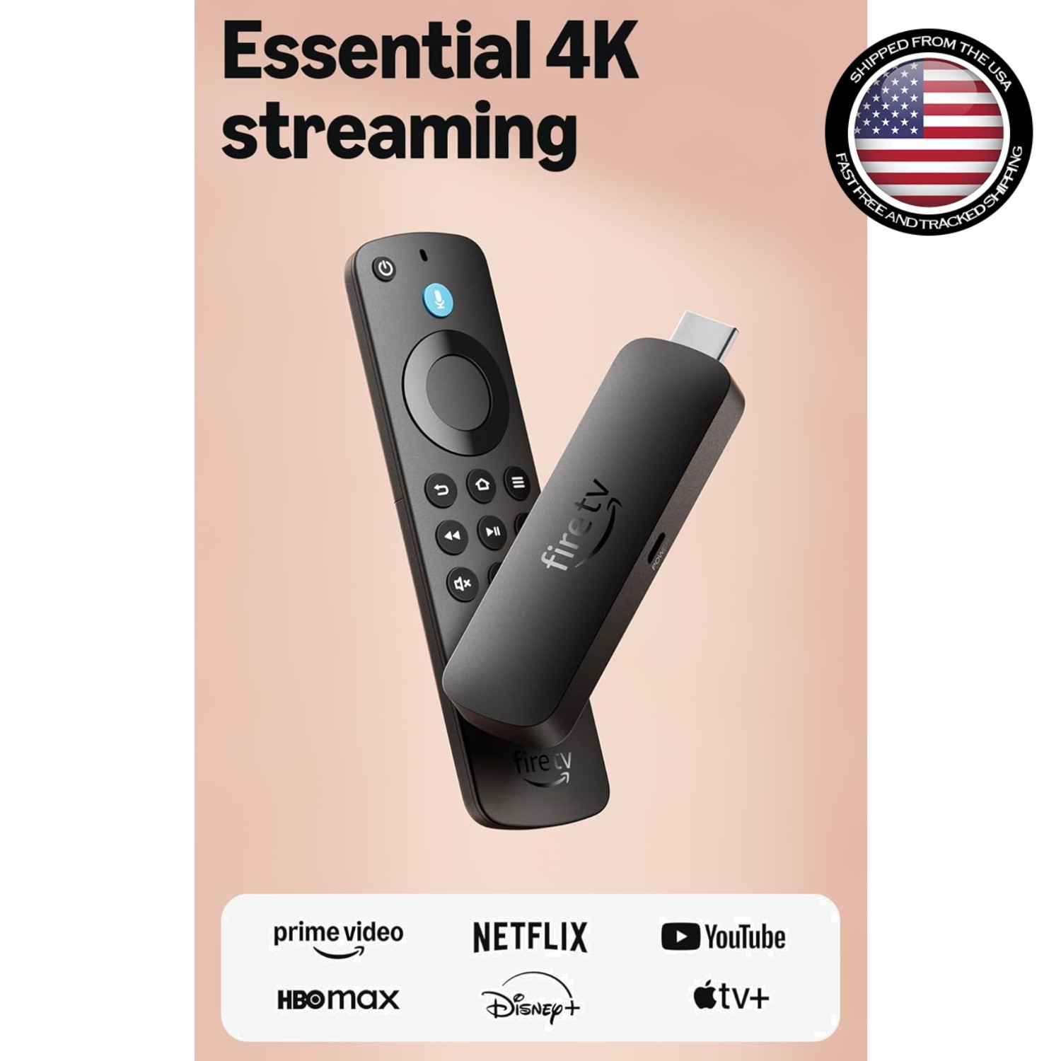 Fire TV Stick 4K Select – Seamless 4K Streaming & Fast Alexa Search Capabilities