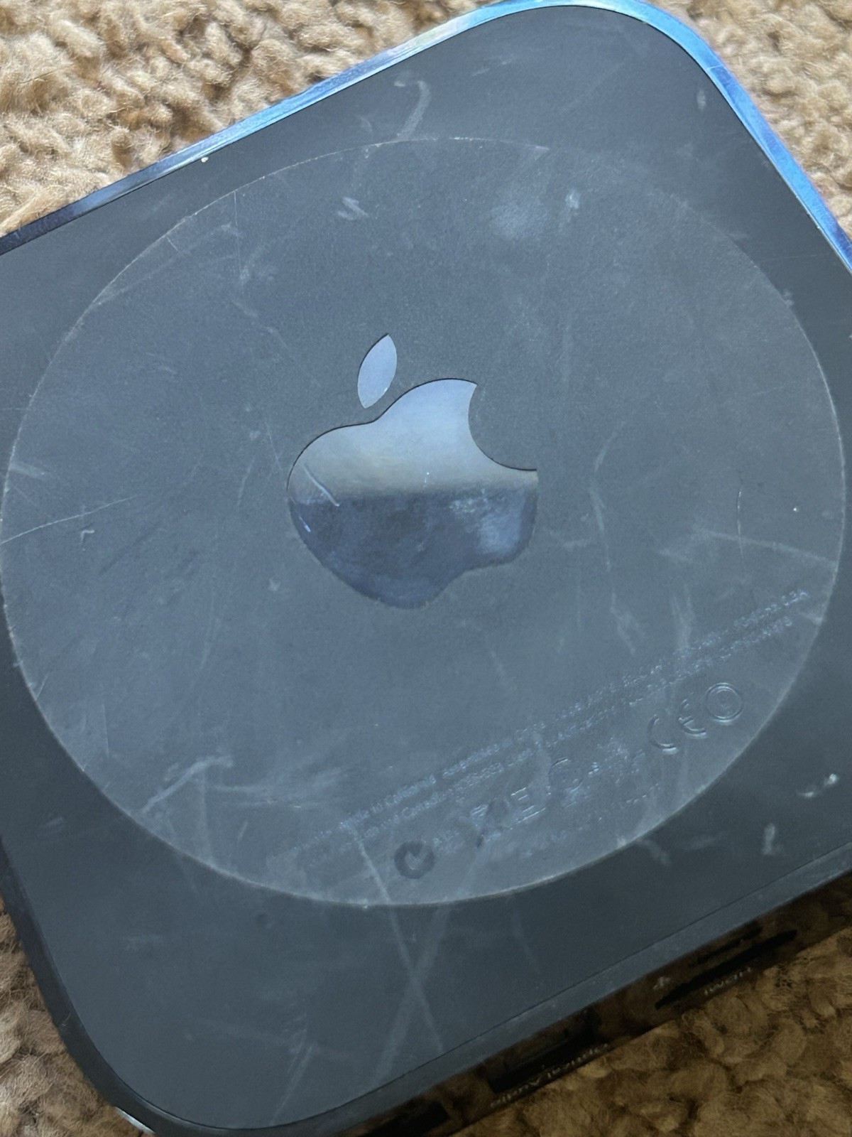 APPLE TV 2ND GENERATION MEDIA STREAMER STATION ONLY A1378 BLACK MEDIA PLAYER