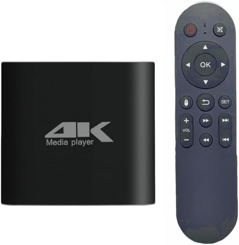 4K Media Player for USB Drive & Microsd, Ultra HD Digital Signage Player