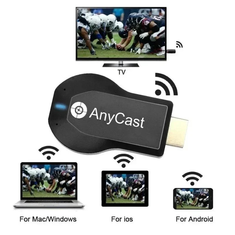 4K WiFi HDMI Anycast Miracast Airplay TV Wireless Display DLNA Dongle Adapter
