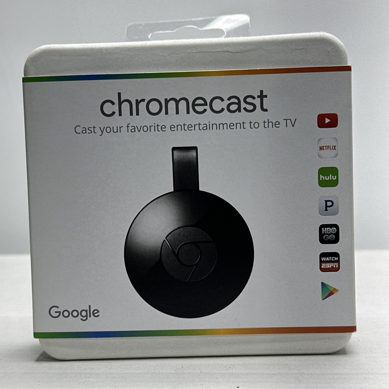 Google Chromecast HD Media Streamer GA3A00093-A14-Z01 New Sealed