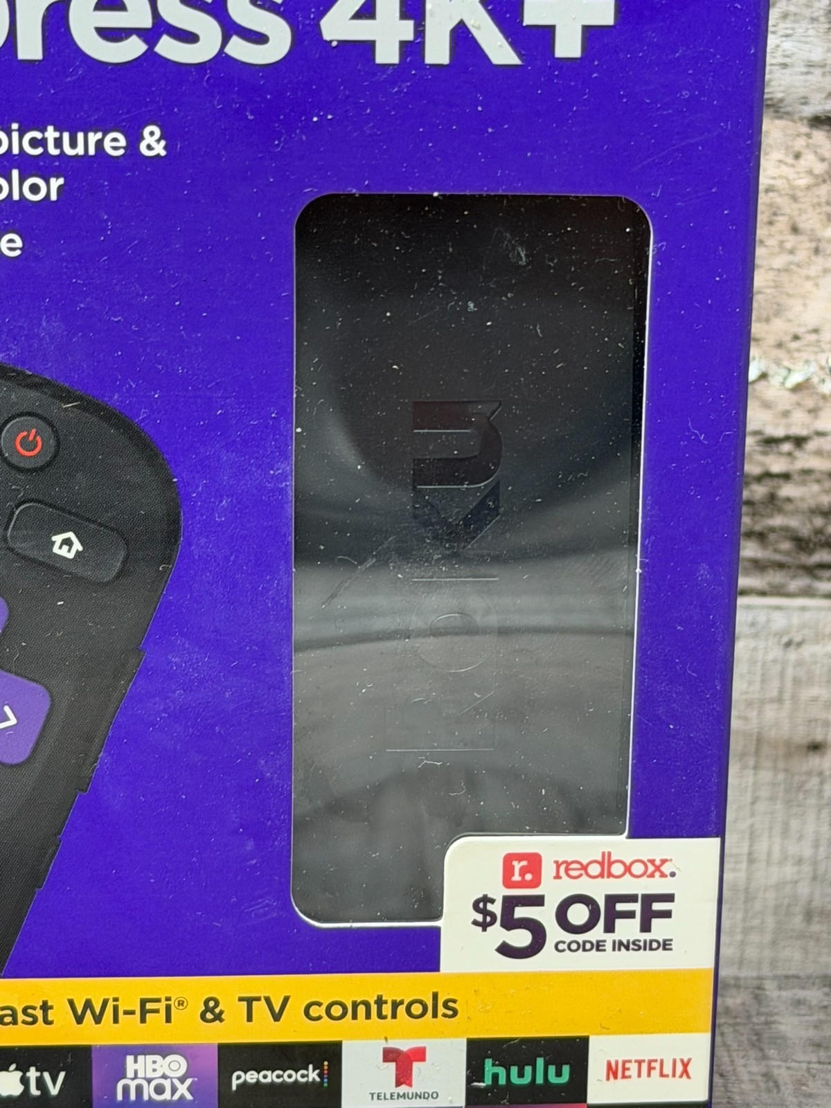Roku Express 4K+ 3941R2 Streaming Player HDR Voice Remote HDMI Wi-Fi Black