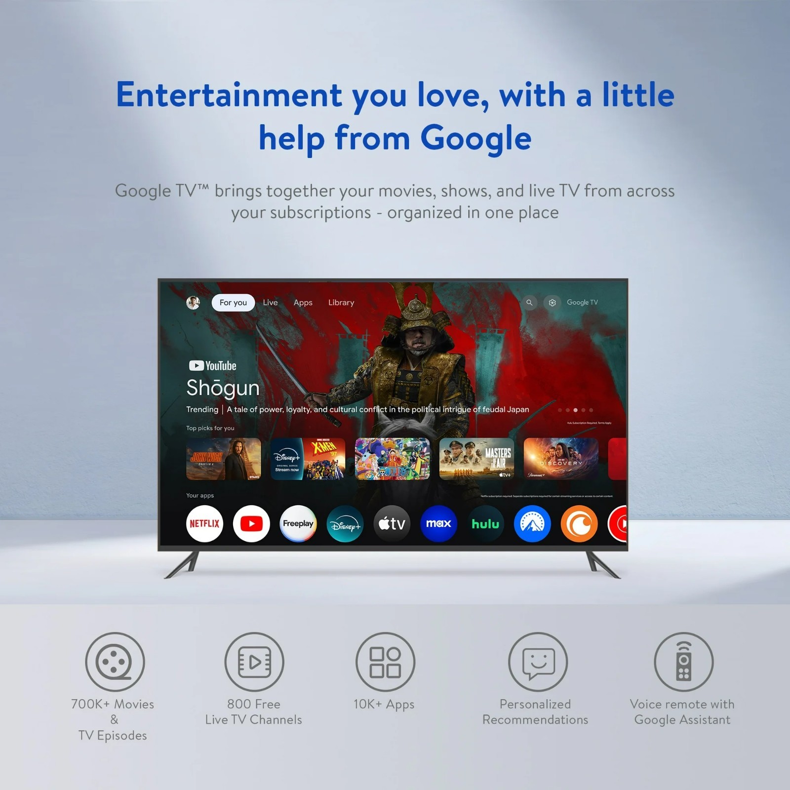 ONN 4K PLUS STREAMING BOX – GOOGLE TV – ULTRA FAST – 16GB Storage – 2 GB Ram