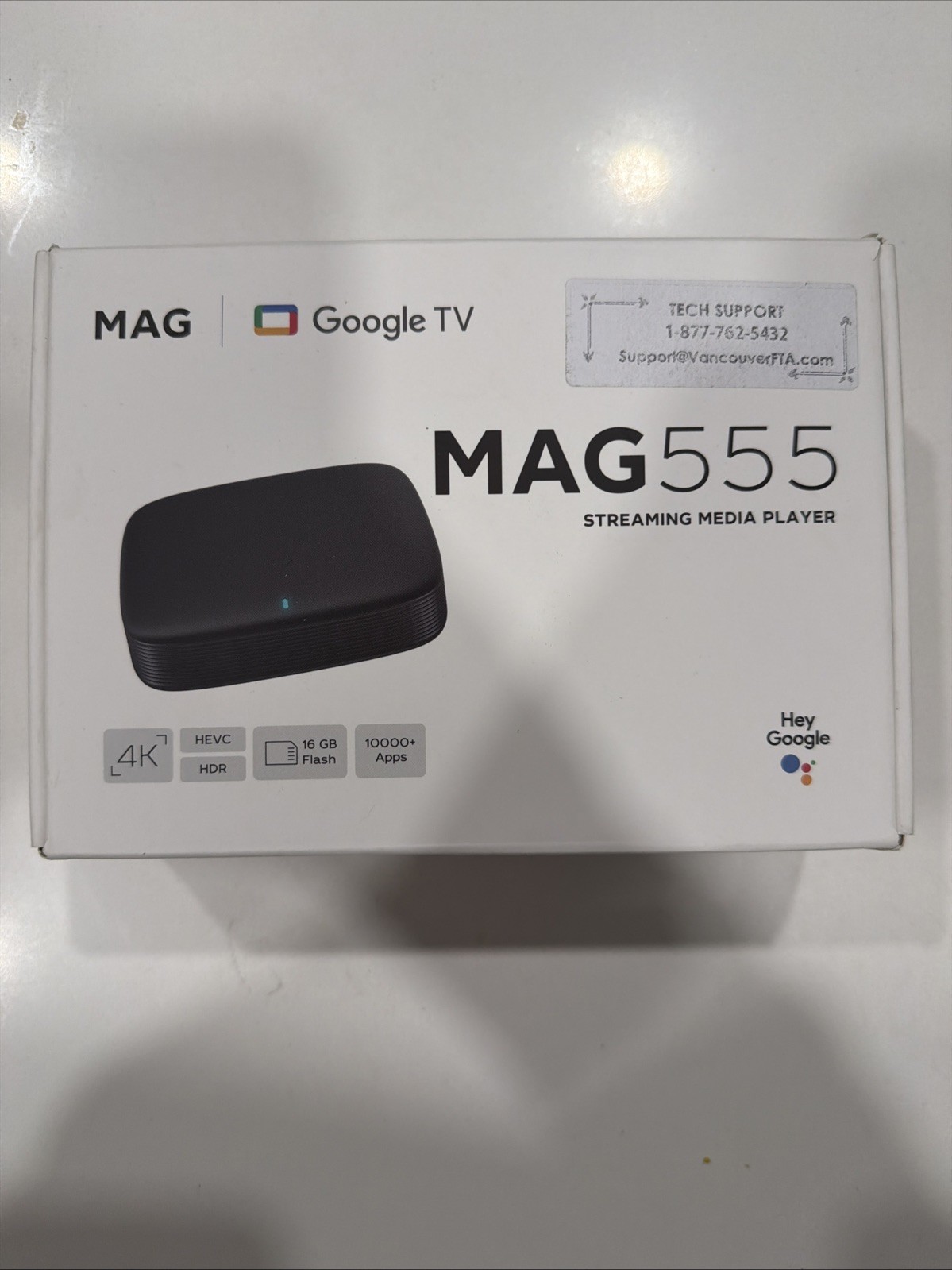 Infomir MAG 555 | original 4K Android TV box from the manufacturer, Wi-Fi 5G