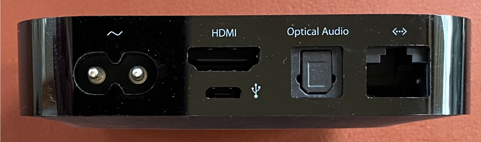 Apple TV (3rd Gen) 1080P or 720P video, Model A1427, MD199LL/A, Optical Audio