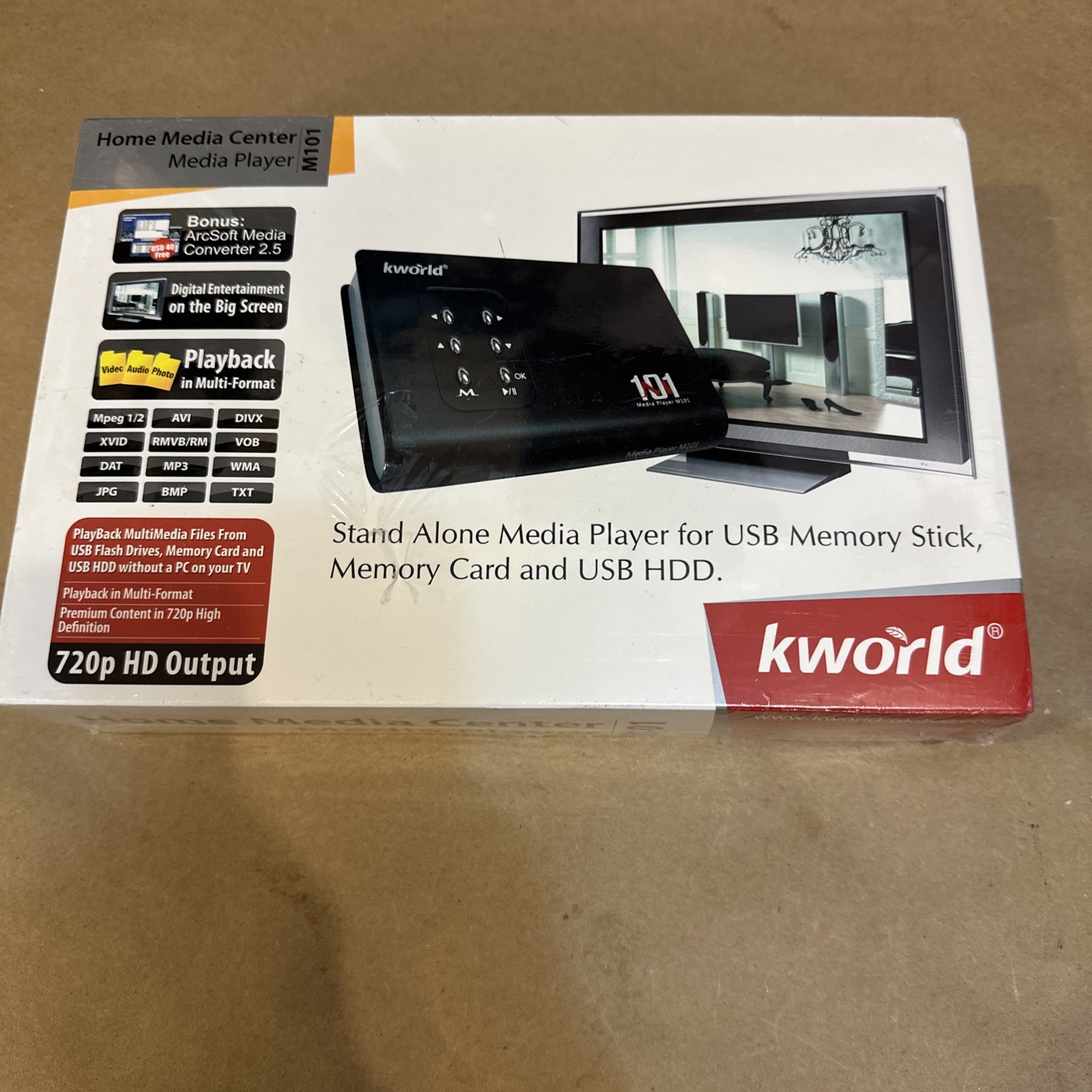 Kworld M120 Home Media Center Media Player full hd 1080p