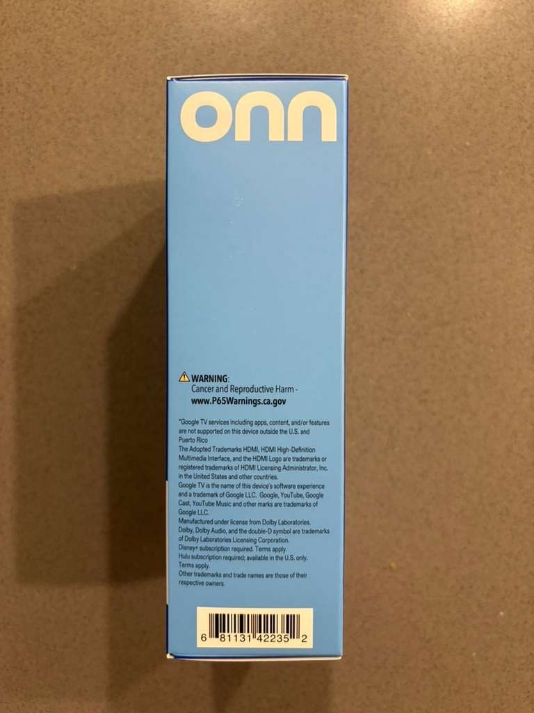 Onn. Google TV Full HD Streaming Device 1080p – Brand New Sealed – 2024 Model