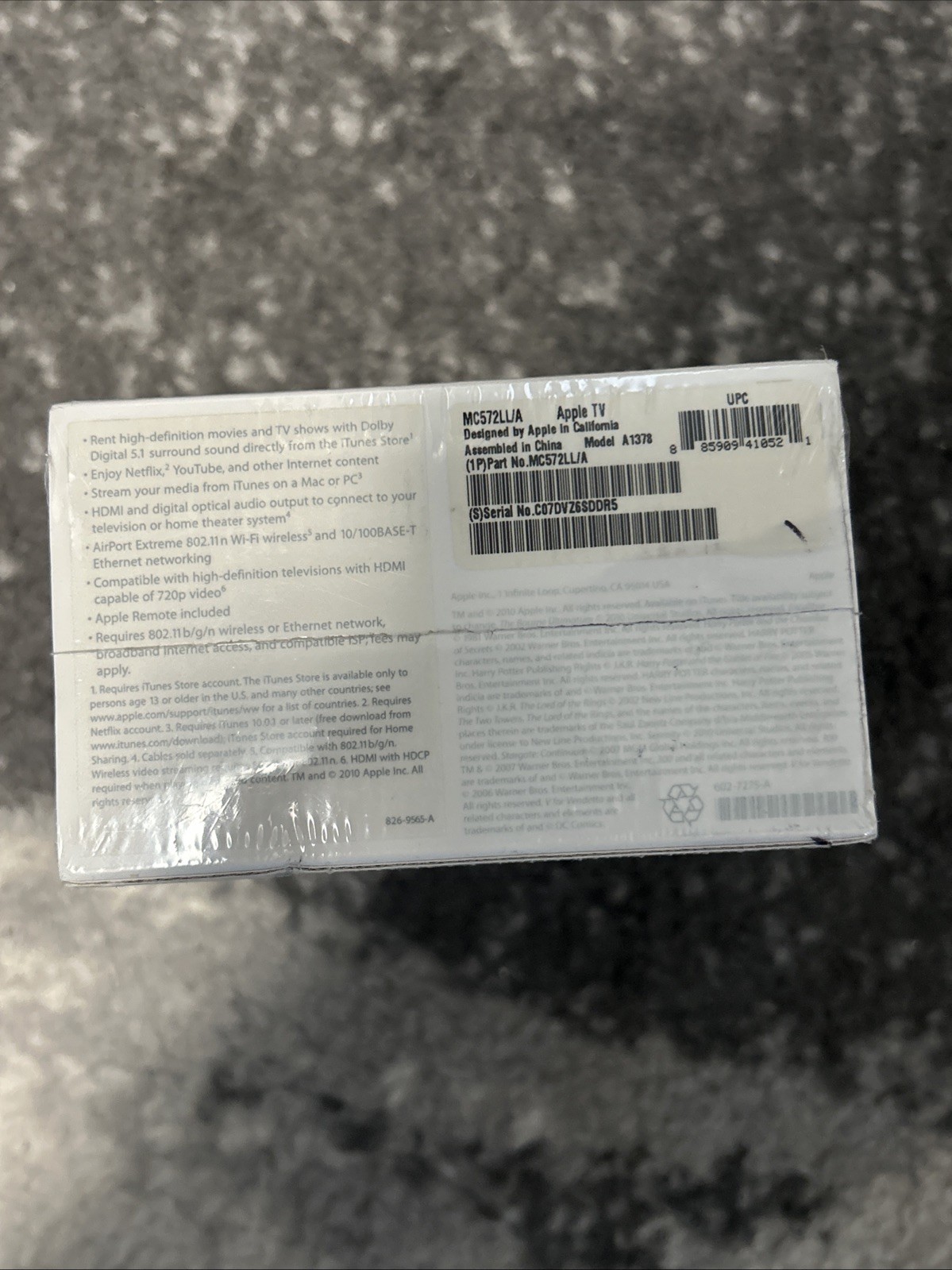 Apple TV (2nd Generation) 8GB Media Streamer – A1378 New