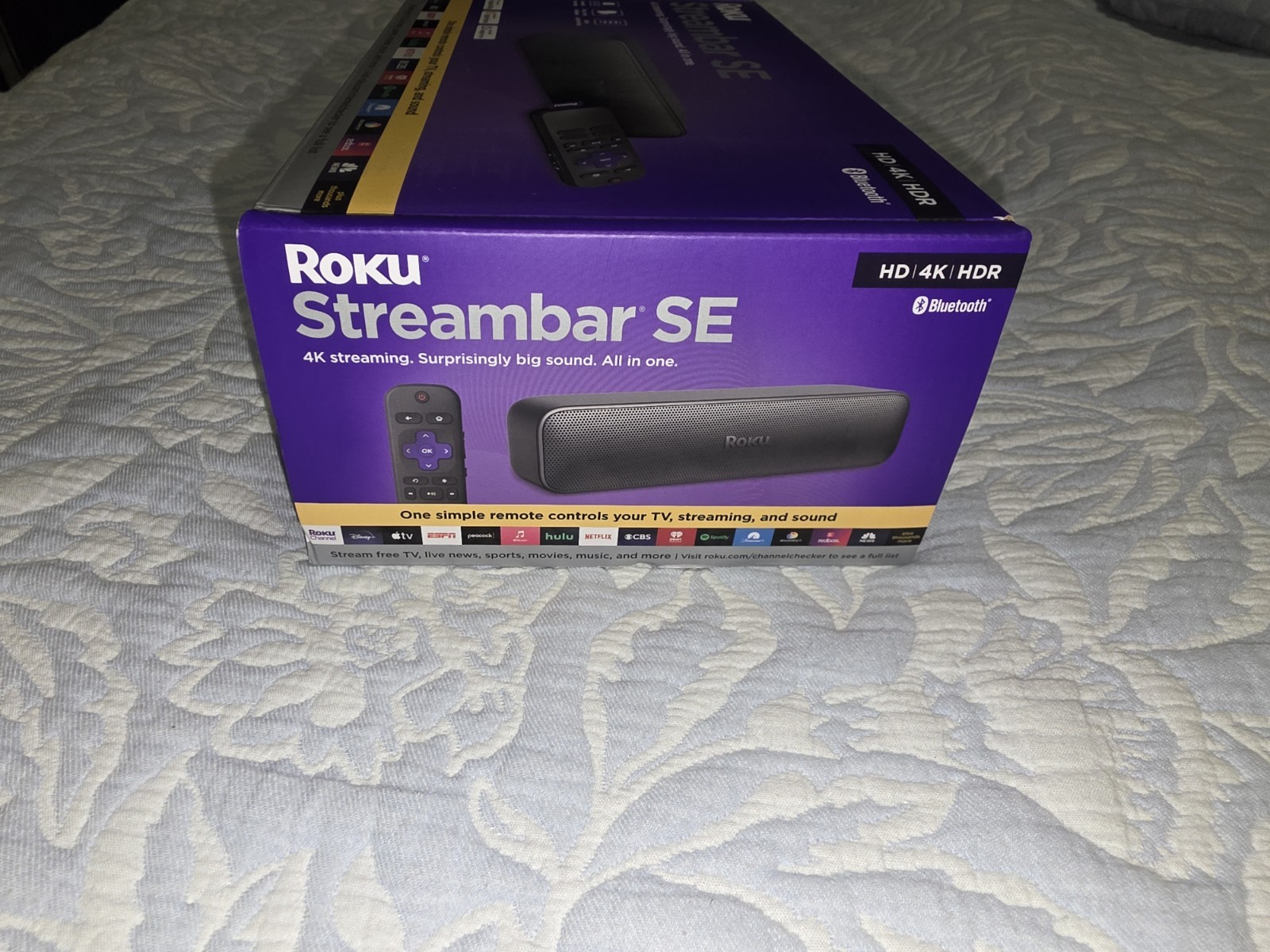 Roku Streambar SE 4k/Hd/HDR Streaming Media Speaker