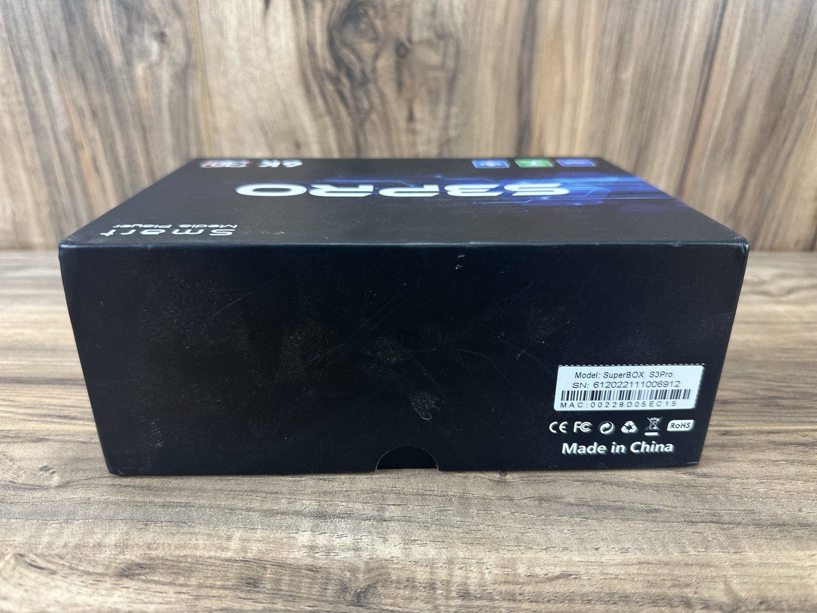 SUPERBOX S3 PRO Dual-Band Wi-Fi 6K Smart Media Player with Remote Control New