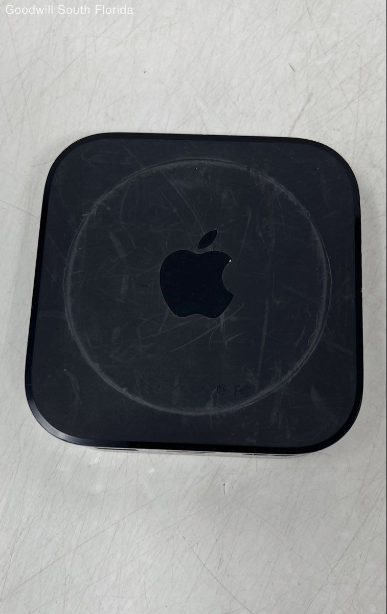 Apple Black TV Internet Wi-Fi Digital Media Streaming Set-Top Box Not Tested