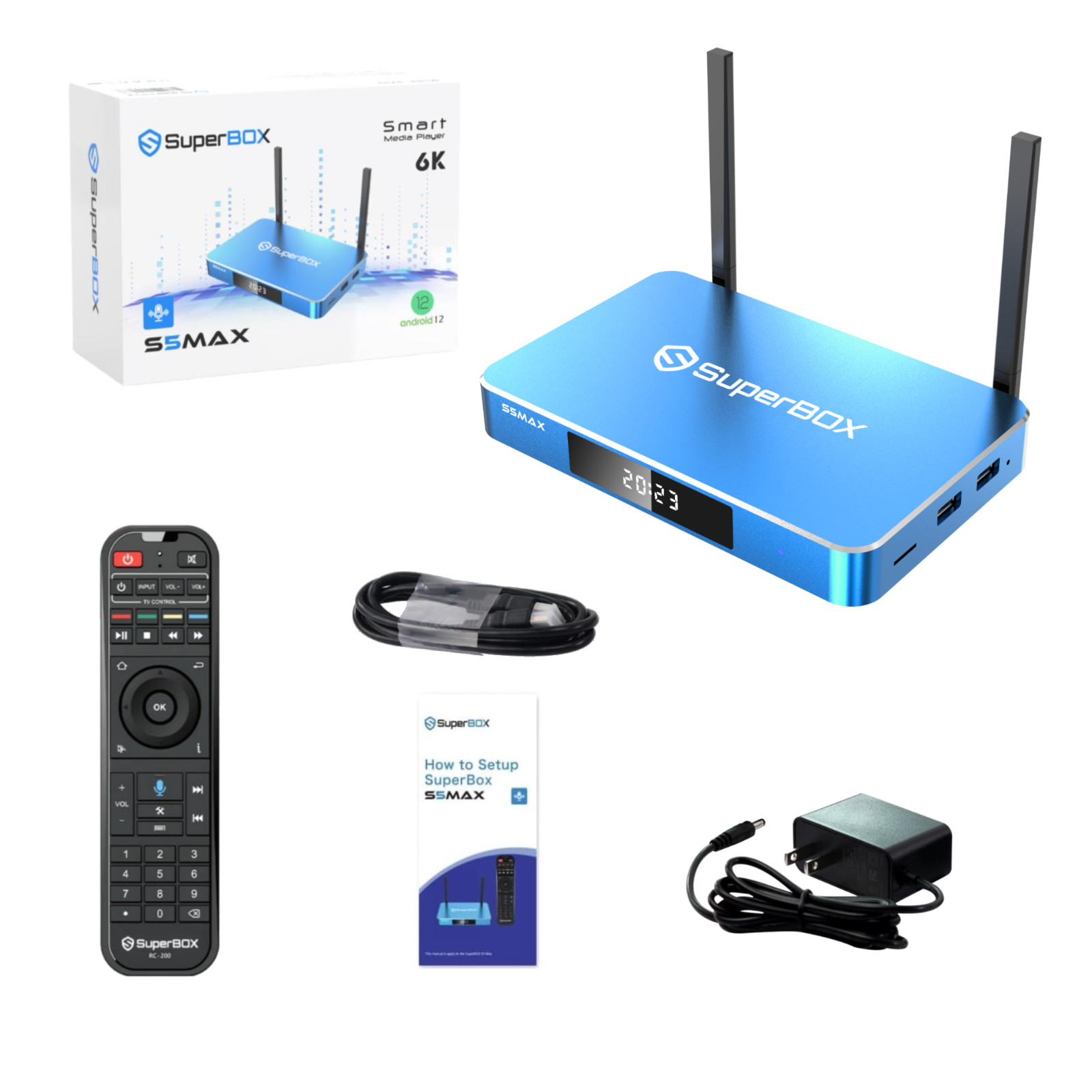 Streaming Box with all channel Superbox S5MAX VS S7MAX VS VSEEBOX Media Player