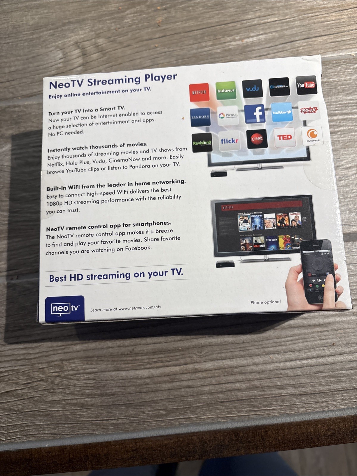 Netgear Neotv NTV200 Network Audio/Video Streaming Player