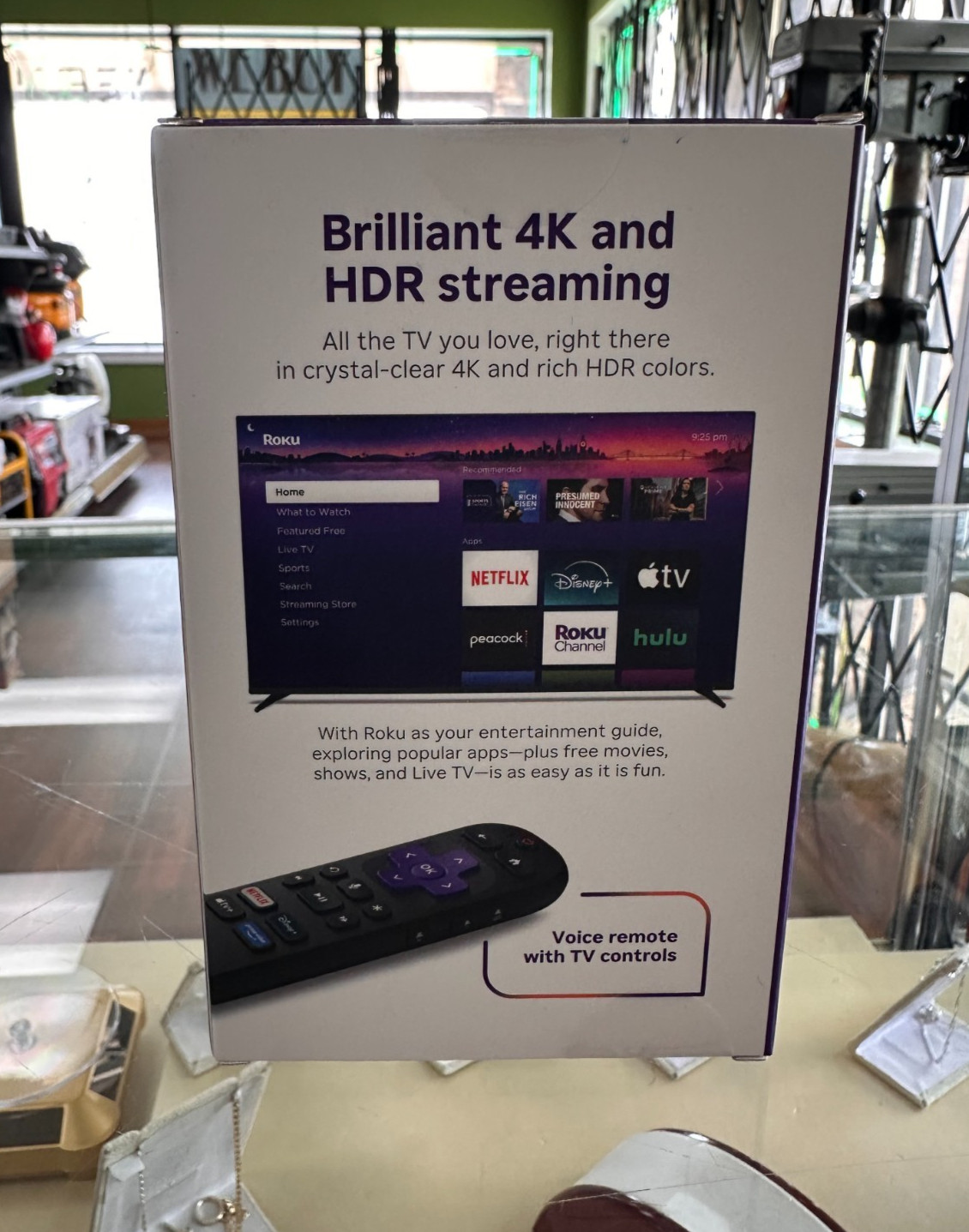ROKU 4K STREAMING STICK PLUS WITH VOICE REMOTE (MODEL:3830R) *NEW*