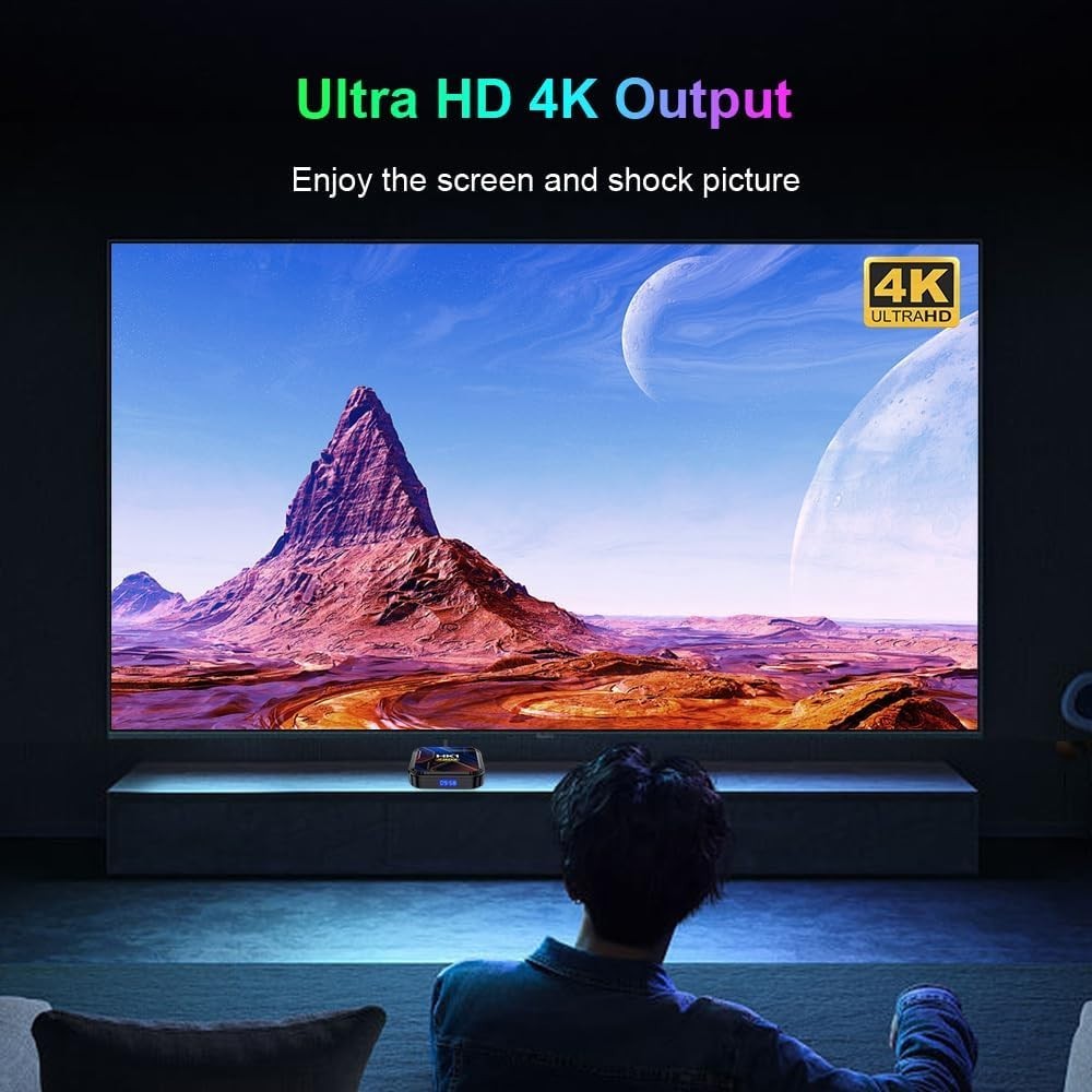 Android 13.0 TV Box, Android Box 2026 with 3D 8K 4GB RAM 32GB ROM RK3528 Quad…
