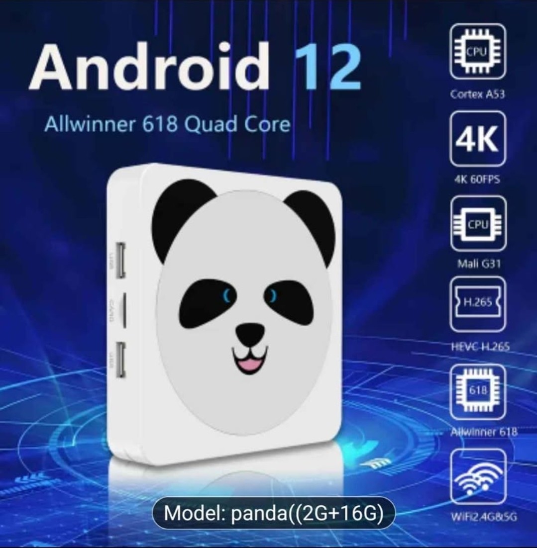 Android 8K TV Box 16GB Wi-Fi HDMI USB Streaming Device