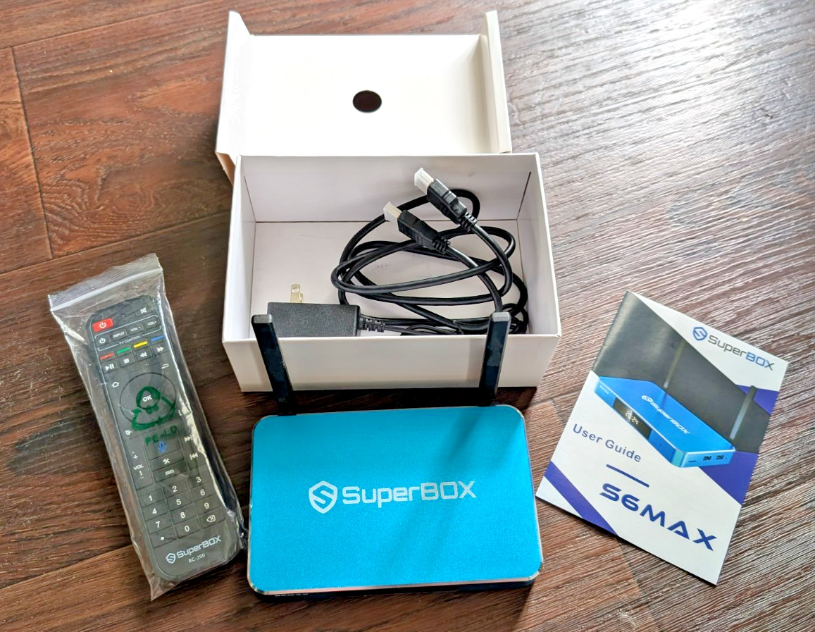 SuperBox S6 Max TV Streaming Box U-HD Smart Media Player 6K