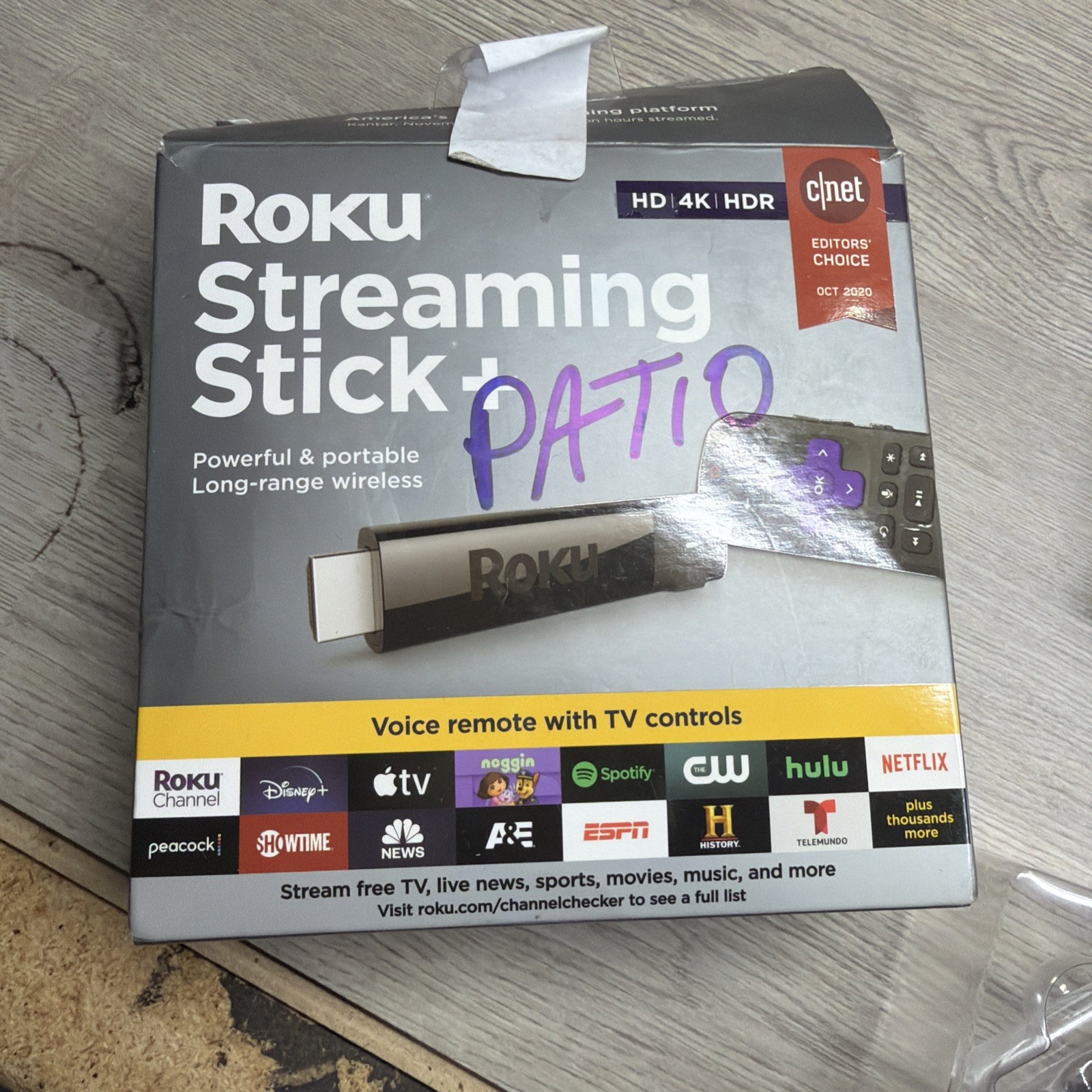 Roku Streaming Stick Plus 3810R – 4K Streaming Media Player with Voice Remote K