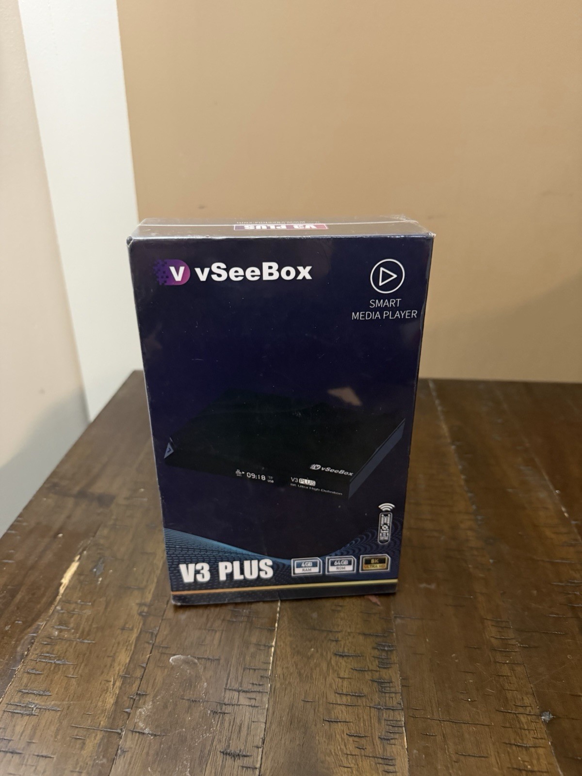 vSeeBox V3 PLUS Android TV Box 64gb 4K UHD Voice Remote