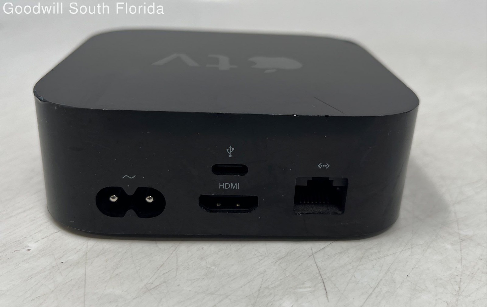 Apple Black TV Internet Wi-Fi Digital Media Streaming Set-Top Box Not Tested
